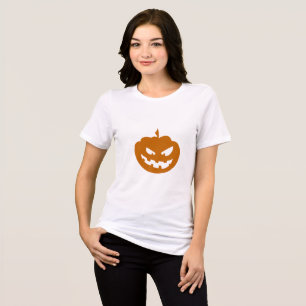 Creepy Cute Halloween Pumpkin Tri-Blend Shirt