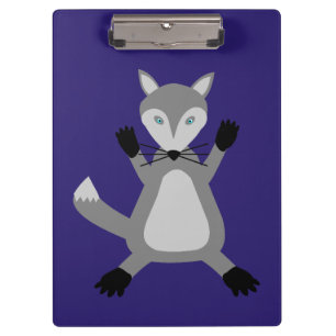 Creepy Cute Halloween Wolf Clipboard