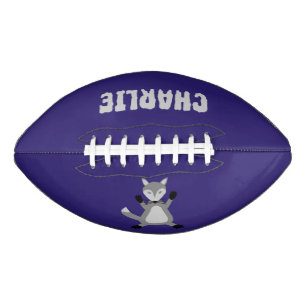 Creepy Cute Halloween Wolf Custom Name American Football