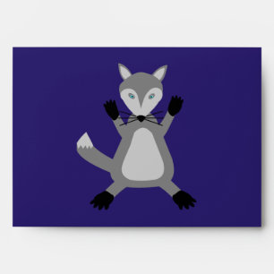 Creepy Cute Halloween Wolf Envelope