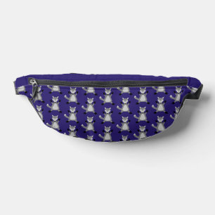 Creepy Cute Halloween Wolf Patterned Bum Bags
