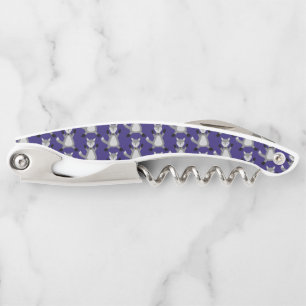 Creepy Cute Halloween Wolf Patterned Corkscrew