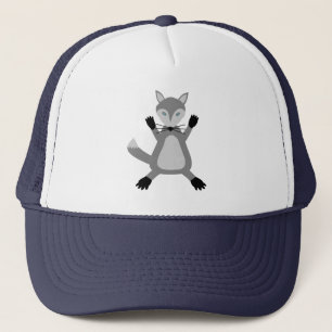 Creepy Cute Halloween Wolf Trucker Hat