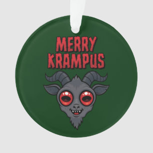 Creepy Cute Merry Krampus Ornament