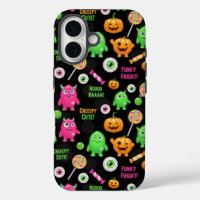 "Creepy Cute" Monsters and Halloween Fun Seamless