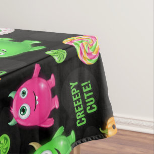 "Creepy Cute" Monsters and Halloween Fun Seamless Tablecloth