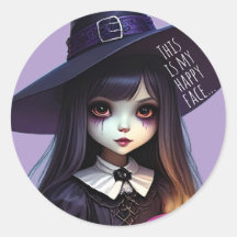 Creepy Cute, Purple Witch Birthday, Gothic Theme