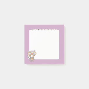 Creepy Cute Racoon Post-it Notes