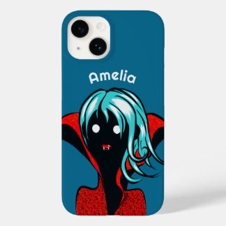 Creepy Cute Vampire Girl - Kawaii Gothic Case-Mate iPhone 14 Case