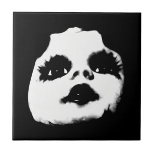 Creepy Doll Face Tile