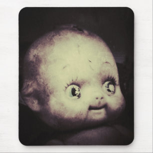 Creepy Doll Mouse Mat