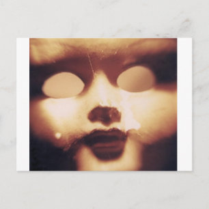 Creepy Doll Postcard