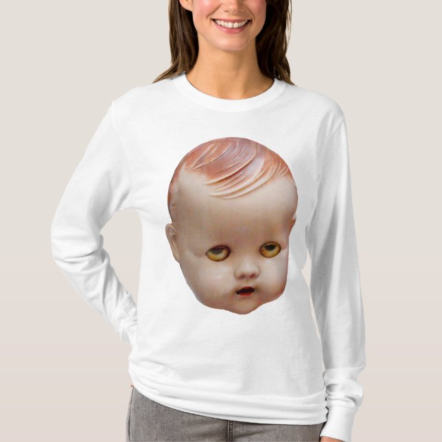 Creepy Doll's Head T-Shirt (Front)