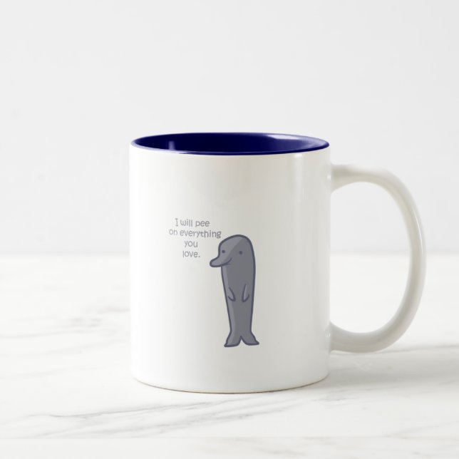Creepy Dolphin mug (Right)