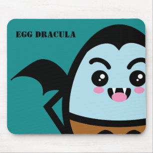 Creepy Egg Dracula - Halloween Mouse Mat