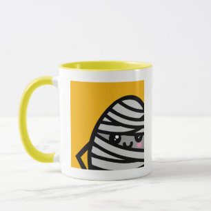 Creepy Egg Mummy - Halloween Add Your Name Mug