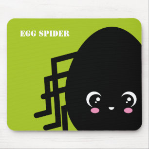Creepy Egg Spider Halloween Add Your Name Mouse Mat