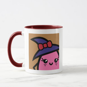 Creepy Egg Witch - Halloween Add Your Name Mug
