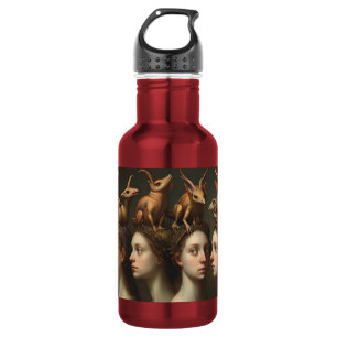 Creepy eloquence gothic creatures 532 ml water bottle