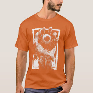 Creepy Eyeball Hand Weirdcore Horror Gothic Occult T-Shirt