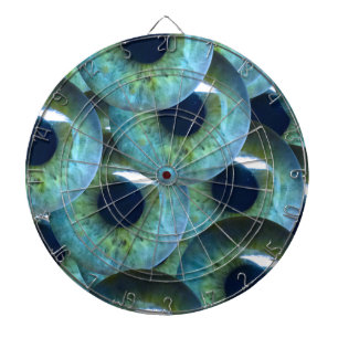 creepy eyeballs dartboard