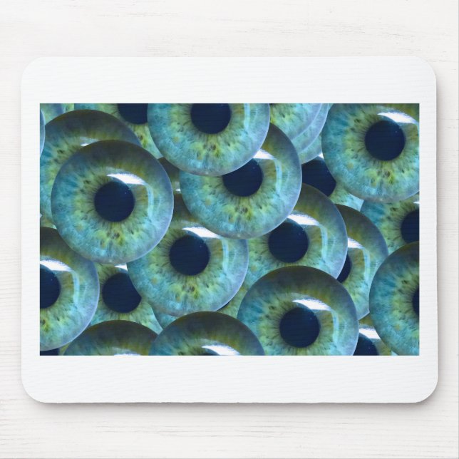 creepy eyeballs mouse mat (Front)