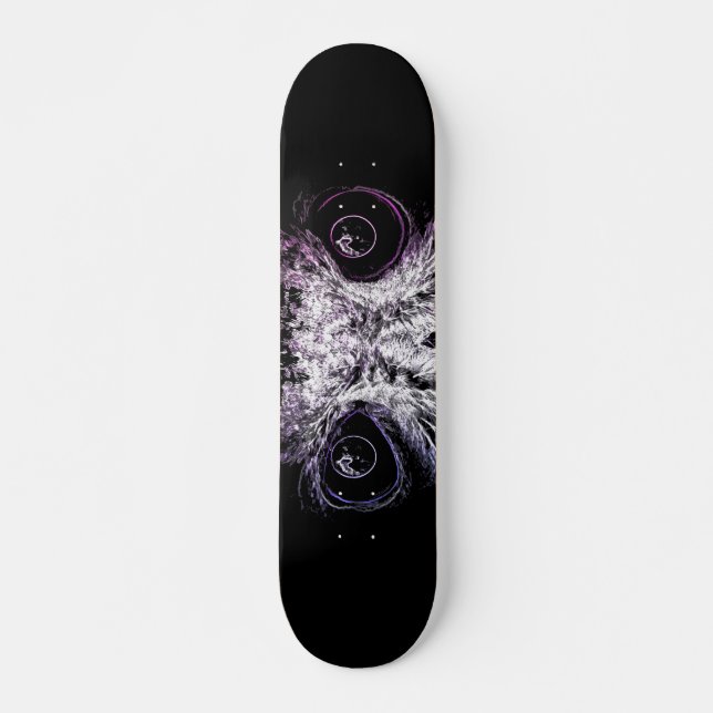 Creepy Eyes Skateboard Design (Front)