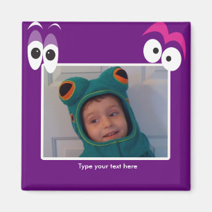 CREEPY EYES TEMPLATE Create your own Photo Magnet