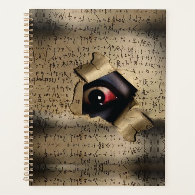 Creepy Eyes V02 Planner (Front)