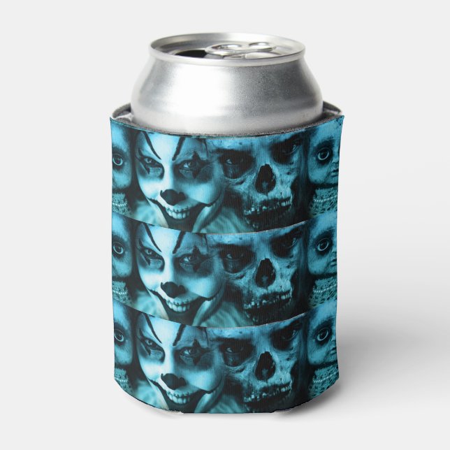 Creepy Faces Can Cooler (Can Front)