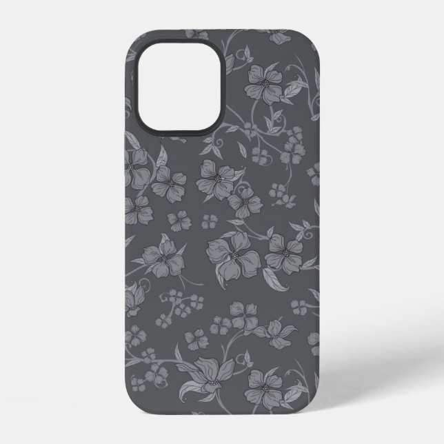 Creepy Flowers Pattern 3 iPhone Case (Back)