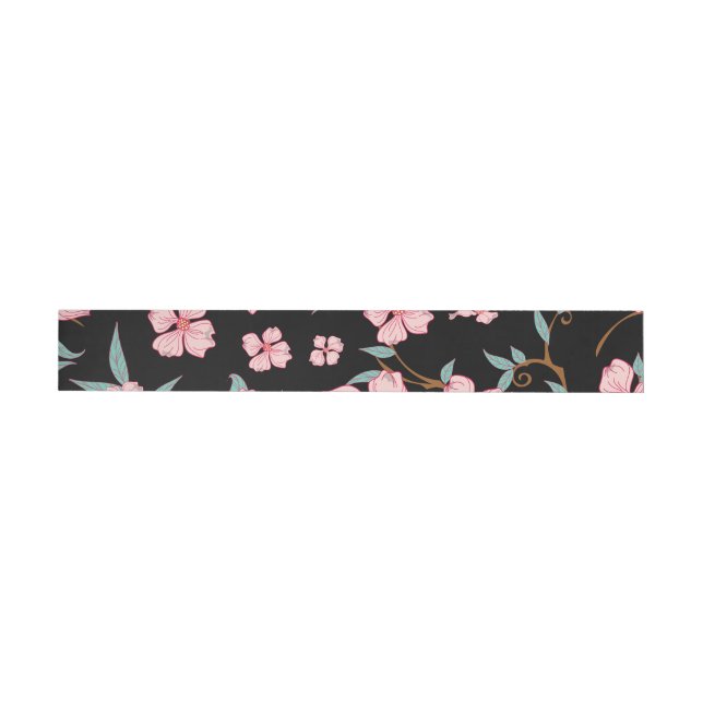 Creepy Flowers Pattern 5 Wrap Around Label (Individual)