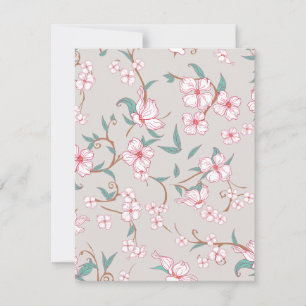 Creepy Flowers Pattern 6 Card
