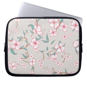 Creepy Flowers Pattern 6 Laptop Sleeve