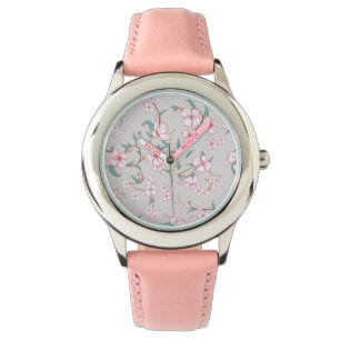 Creepy Flowers Pattern Watch
