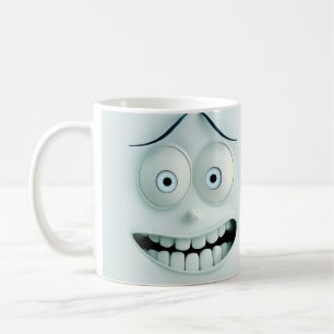 Creepy-Funny Sarcastic Face 3D Mug Wrap