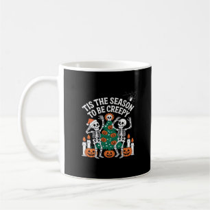 Creepy Funny Skeleton Halloween Spooky Coffee Mug