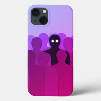 Creepy Ghost Horror Art iPhone 13 Case