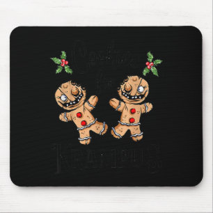 Creepy Gingerbread Cookies For Krampus Xmas Goth H Mouse Mat