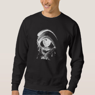 Creepy Goth Halloween Eyeball Eye Doctor Ophthalmo Sweatshirt