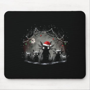 Creepy Gothic Christmas Axolotl Aesthetic Horror N Mouse Mat
