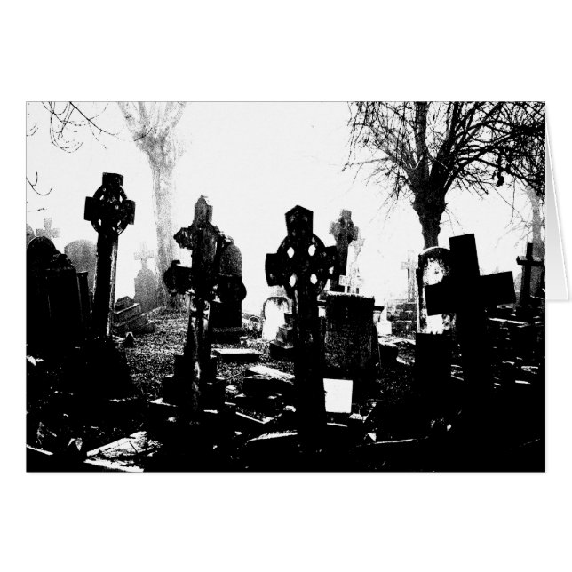 Creepy Gothic Graveyard (Front Horizontal)