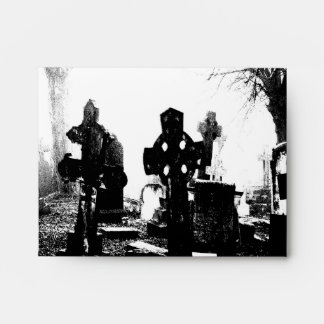 Creepy Gothic Graveyard Envelopes