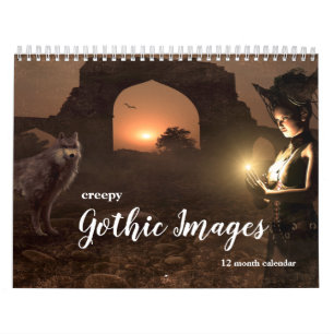 Creepy Gothic Images 2025 Calendar