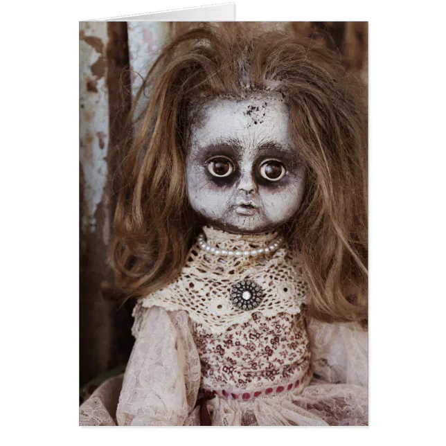 Creepy Gothic Porcelain Doll Victorian Goth