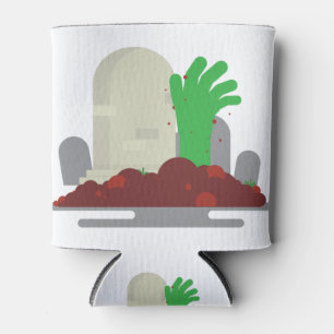creepy grave zombie can cooler