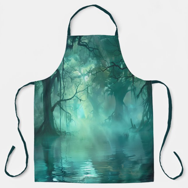 Creepy Green Swamp  Apron (Front)
