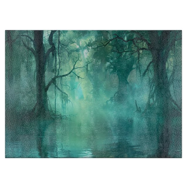 Creepy Green Swamp  Cutting Board (Front)