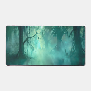 Creepy Green Swamp Desk Mat