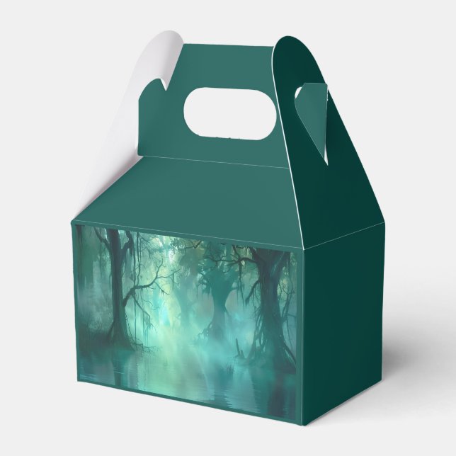 Creepy Green Swamp  Favour Box (Front Side)